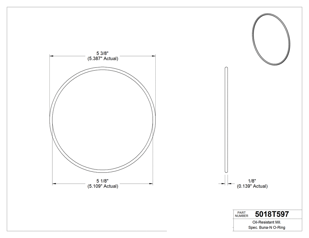 Technical drawing - 5018T597